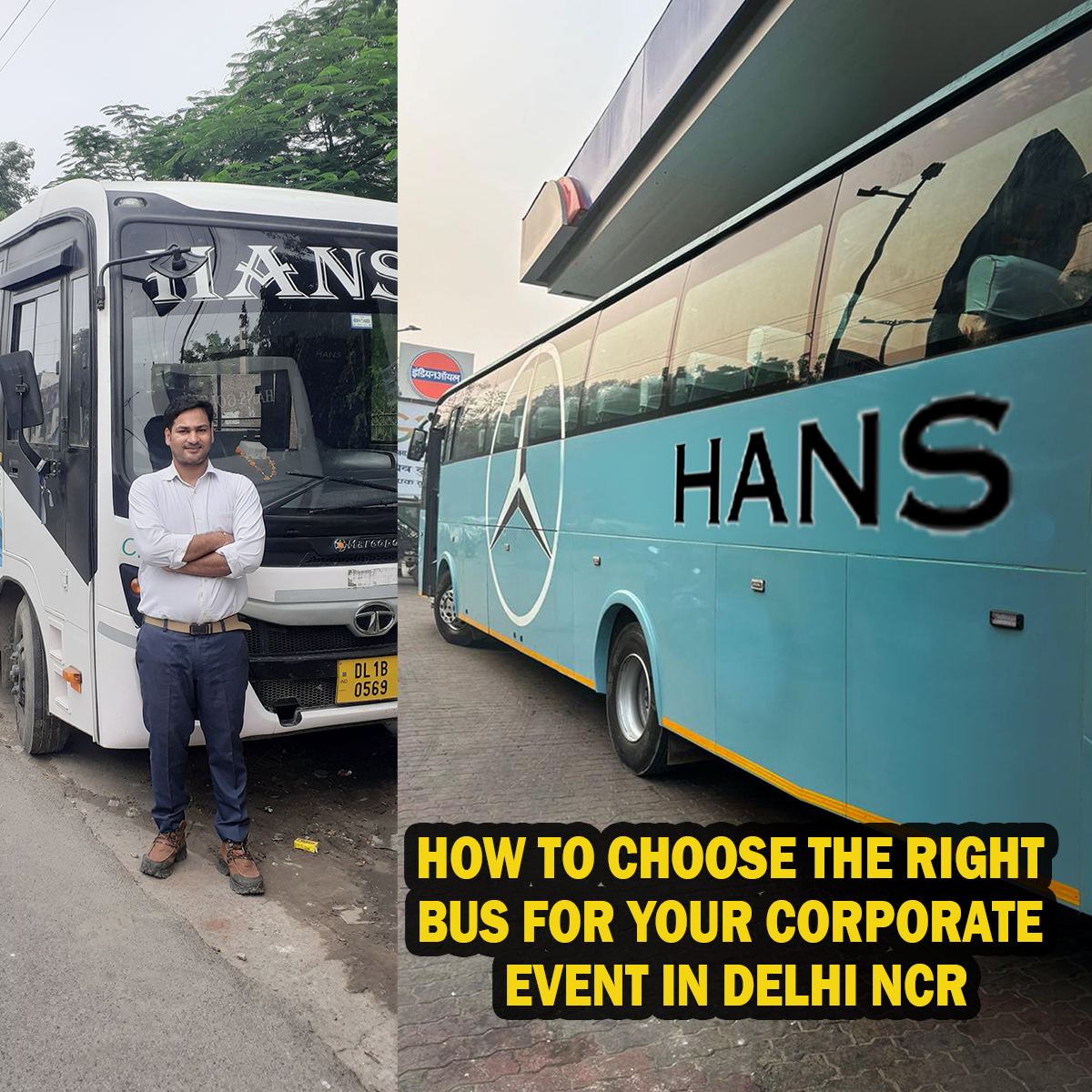 How to Choose the Right Bus for Your Corporate Event in Delhi NCR hans golden travel